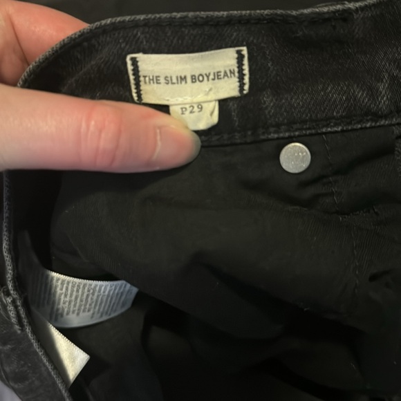 Madewell The Slim Boyjean In Lunar Wash - Picture 5 of 7